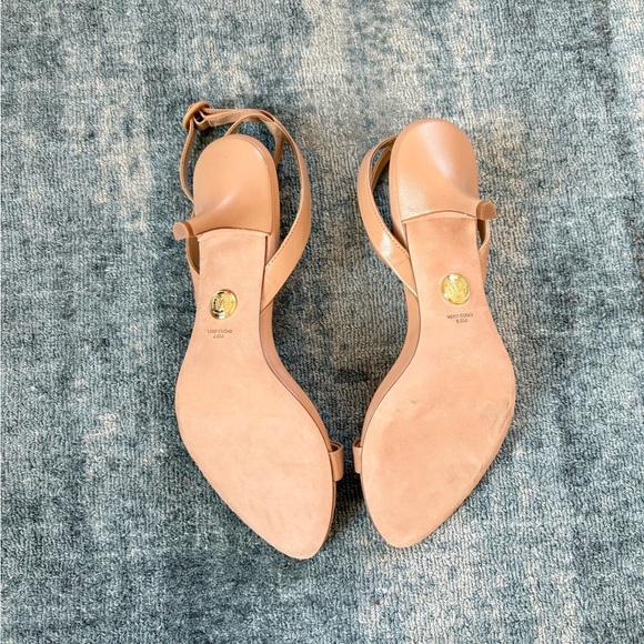 Veronica Beard Darcelle Leather Sandal in Bisque NEW - Picture 6 of 9